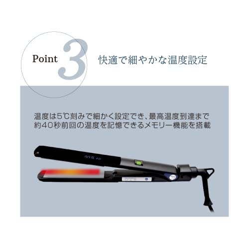 アイビル FDストレートアイロン 280×27×27mm/170g(コードのぞく) アイビル FDストレートアイロン 280×27×27mm/170g(コードのぞく)の通販