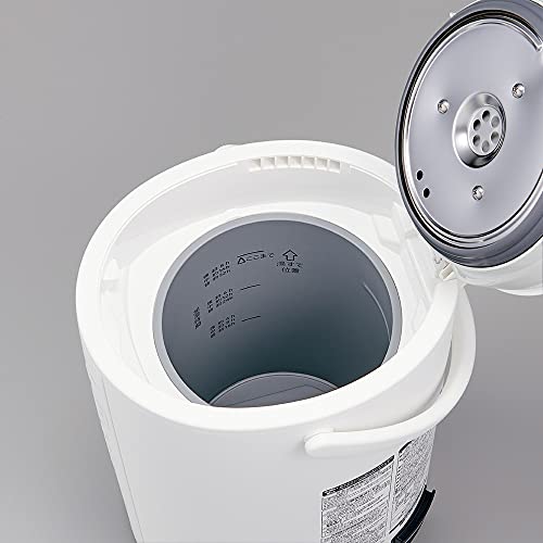 象印 加湿器 4.0L 木造8畳/プレハブ洋室13畳対応 スチーム式 蒸気式 フィルター不要 自動加湿3段階 入タイマー&切タイマー搭載 お手入れ簡単 ホワイト EE-DB50-WA