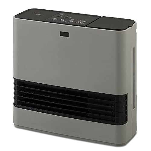 アイリスオーヤマ ヒーター 加湿機能付き セラミックファンヒーター 人感センサー付き イオン搭載 1250W 8畳 幅39×高さ36×奥行19cm JKC125D1-H グレーの通販は