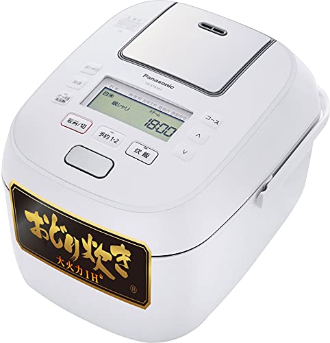 パナソニック 炊飯器 5.5合 大火力おどり炊き スチーム&amp;全面発熱6段IH式 ホワイト SR-STS101-W