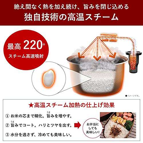 パナソニック 炊飯器 5.5合 大火力おどり炊き スチーム&全面発熱6段IH