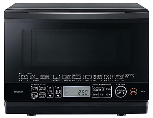 東芝 スチーム オーブンレンジ 石窯ドーム 26L ER-VD70(K) ブラック フラットテーブル