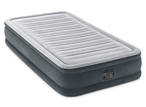 INTEX(インテックス) エアーベッド CP ミッドライズ ツイン シングルサイズ 電動式 191×99×33cm グレー 67765 [日本正規品]_1