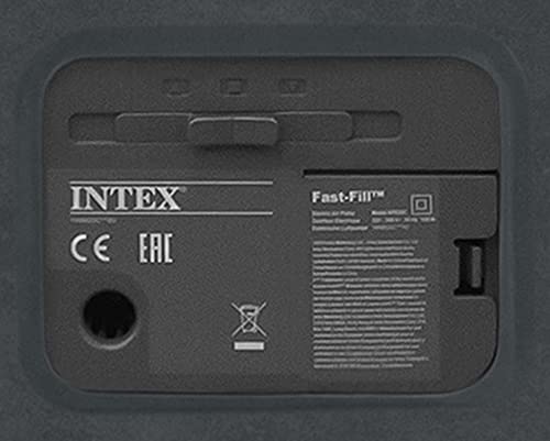INTEX(インテックス) エアーベッド CP ミッドライズ ツイン シングルサイズ 電動式 191×99×33cm グレー 67765 [日本正規品]_3