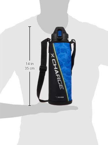象印 (ZOJIRUSHI) 水筒 直飲み スポーツタイプ ステンレスクールボトル 1.5L メイサイブルー SD-AJ15-AZ_3