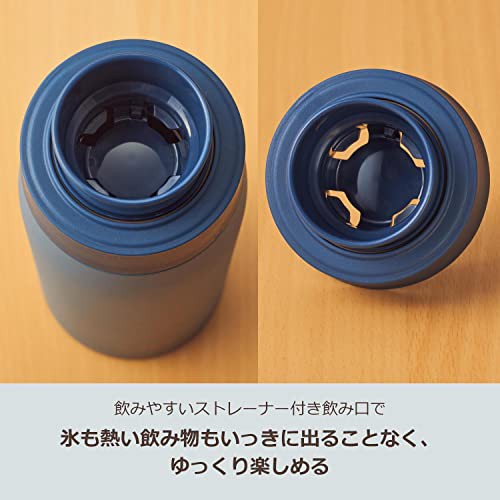 【色: シルバー】WEB限定タイガー 水筒 600ml 氷止め付き スクリュー