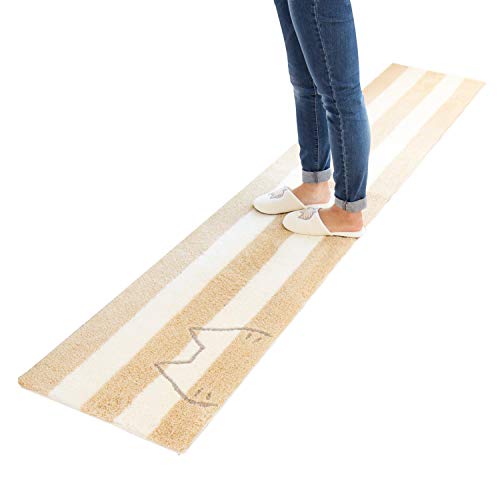 オカ うちねこ キッチンマット 約45×240cm (ホワイト)の通販は