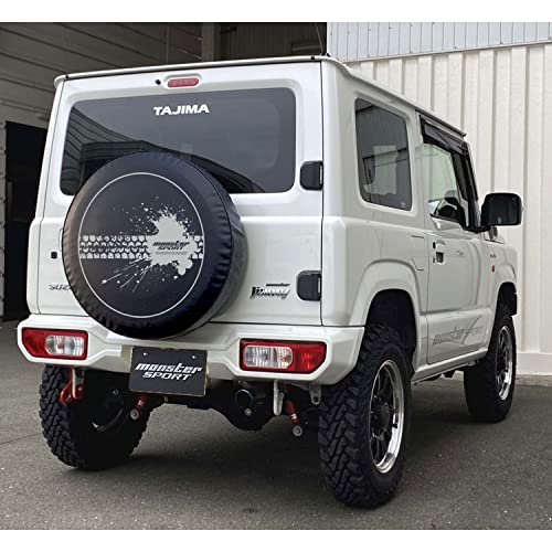 MONSTER SPORT スペアタイヤカバー グラベル 車種専用設計 ジムニー[JB64W] スペアタイヤ用 タイヤカバー 日本製 防水 防塵 劣化防止 保管 収納 771150-5500M_1