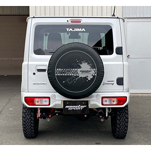 MONSTER SPORT スペアタイヤカバー グラベル 車種専用設計 ジムニー[JB64W] スペアタイヤ用 タイヤカバー 日本製 防水 防塵 劣化防止 保管 収納 771150-5500M_2