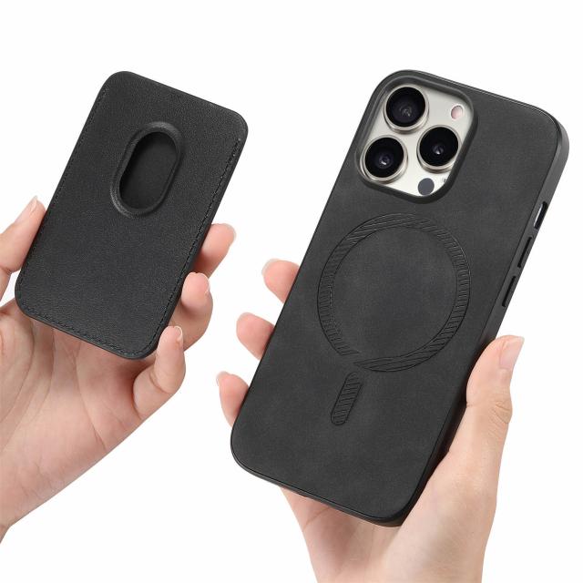 磁石付きケース+MagSafeウォレット iPhone 17プロケース iPhone17