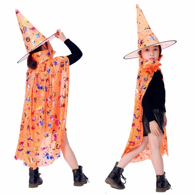 パーティ ハロウィン マント＆帽子2点セット おとな用 コスプレ  仮装  - 5