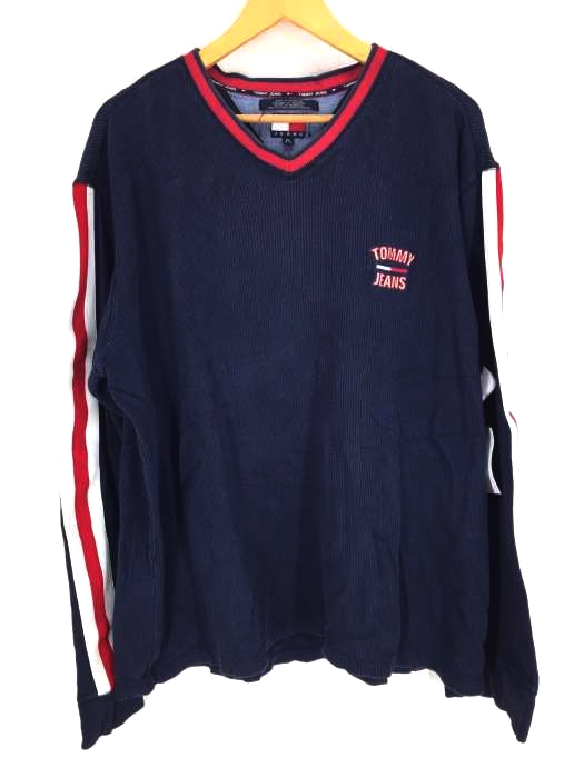 トミージーンズ Tommy Jeans Vネックtシャツ サイズjpn Xl レディース 中古 ブランド古着バズストア の通販はau Pay マーケット ブランド古着のbazzstore バズストア