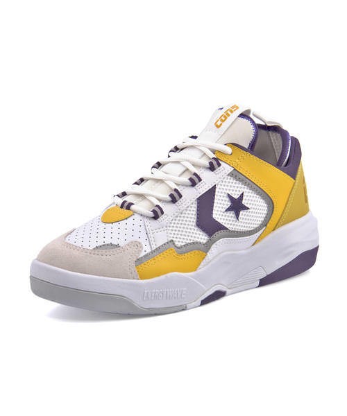 Converse コンバース Wp2 Ew メンズスニーカー ホワイト パープル イエローの通販はau Pay マーケット シューズショップasbee