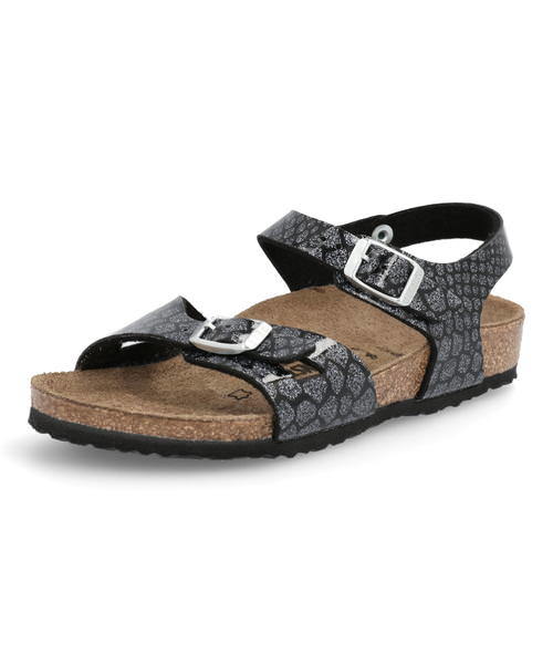 Sale Birkenstock ビルケンシュトック Rio Kids キッズフットベッドサンダル リオキッズ マジックスネークブラックの通販はau Pay マーケット シューズショップasbee