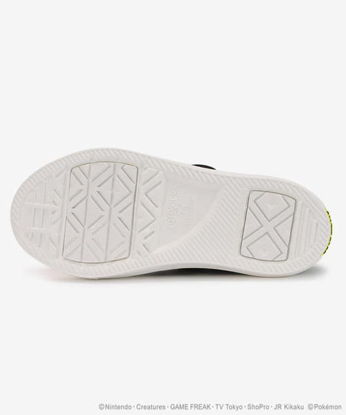 converse コンバース CHILD ALL STAR LIGHT POKEMON V-1 OX キッズ ポケモンシューズ(チャイルドオールスターライトポケモンV-1OX) 37301820 ブラックの通販は