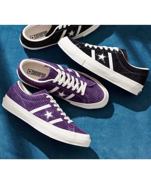 converseコンバースSTAR&BARSCORDUROYメンズスニーカー(スター＆バーズコーデュロイ)1SD099パープルの通販はau PAY  マーケット - シューズショップASBee | au PAY マーケット－通販サイト