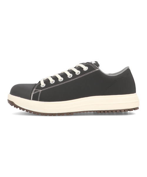converse コンバース ALL STAR PS OX【つま先保護芯/幅広3E】ユニセックス メンズ レディース ワーキングシューズ 作業靴 スニーカー(オールスターPSOX) PS002 ブラック_2