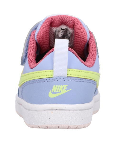 NIKE ナイキ COURT BOROUGH LOW 2 PSV キッズスニーカー(コートバーロウLOW2PSV) BQ5451 405【EC】  コバルトブリス/ライトレモンツイスト｜au PAY マーケット