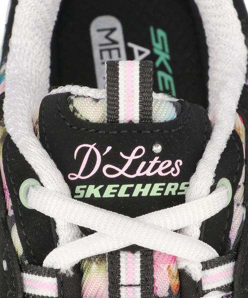 SKECHERS スケッチャーズ DLITES-BLOOMING FIELDS レディーススニーカー(ディライトブルーミングフィールズ) 149794  BKMT ブラック/マル｜au PAY マーケット