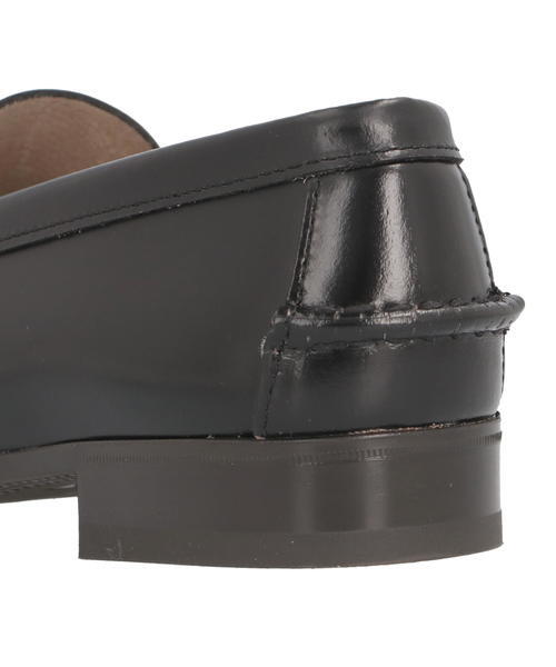 ハルタ HARUTA レディス牛革コインローファー(1E)（ブラック）