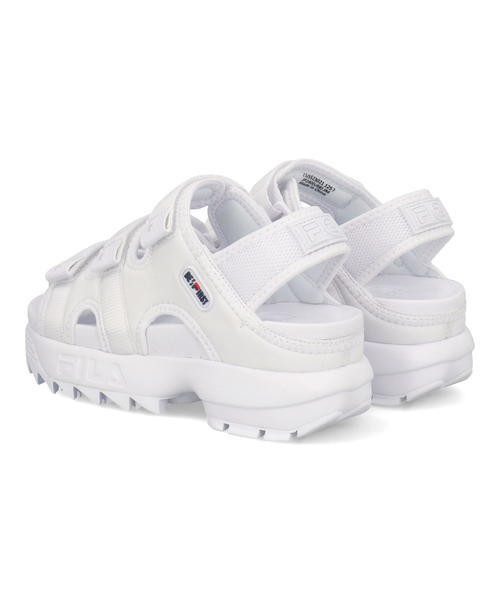 FILA フィラ DISRUPTOR SD PUFFY × BE:FIRST レディース スポーツサンダル 厚底(ディスラプターSDパフィー)  USS23021 125 ホワイト｜au PAY マーケット