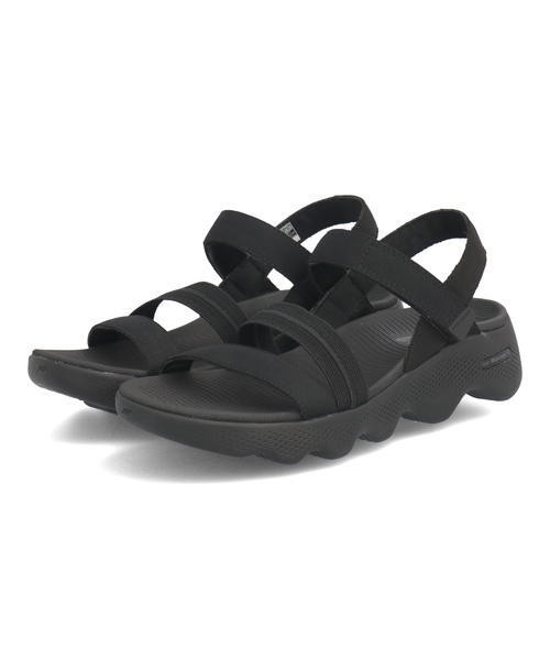 SKECHERS スケッチャーズ GO WALK MASSAGE FIT SANDAL-INCITE【軽量】レディースサンダル(ゴーウォークマッサージフィットサンダル) 1406の通販は