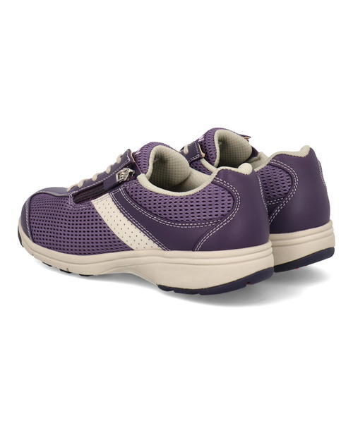 Medical Walk メディカルウォーク MS-L【幅広4E】レディース ウォーキングシューズ コンフォート スニーカー KV77199 パープル Medical Walk メディカルウォーク MS-L【幅広4E】レディース