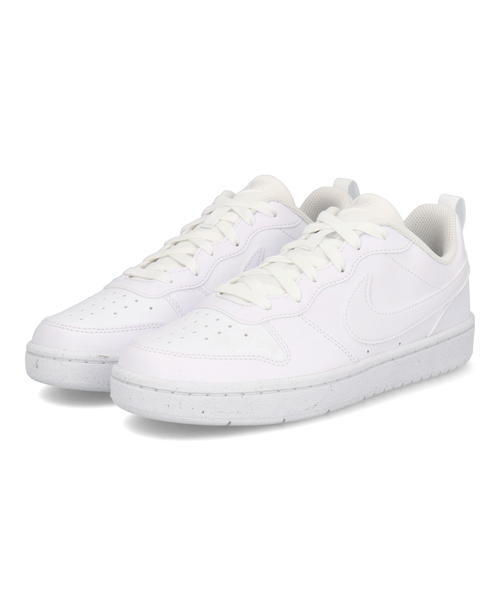 NIKE ナイキ COURT BOROUGH LOW RECRAFT GS キッズスニーカー(コートバーロウLOWリクラフトGS) DV5456 106 ホワイト/ホワイト/ホワイト