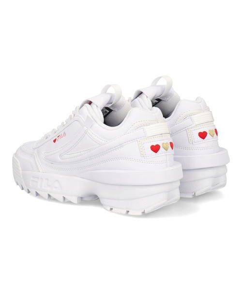 FILA フィラ DISRUPTOR 2 EXP HEART レディーススニーカー 厚底スニーカー(ディスラプター2EXPハート) WFW23040  155 ホワイトの通販はau PAY マーケット - シューズショップASBee | au PAY マーケット－通販サイト