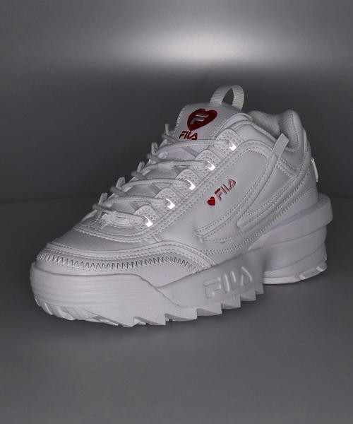 FILA フィラ DISRUPTOR 2 EXP HEART レディーススニーカー 厚底