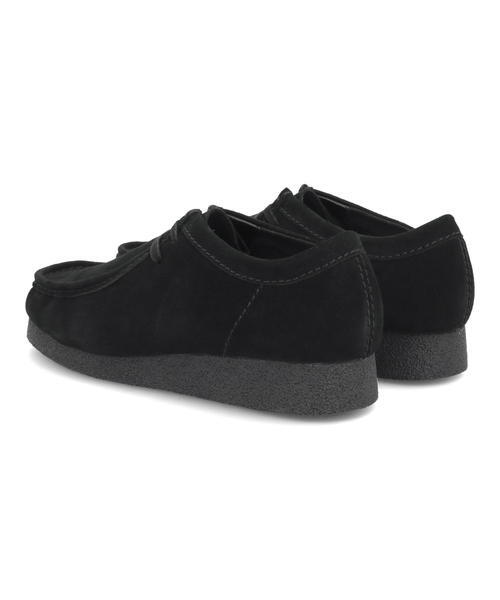 Clarks クラークス WALLABEE EVO WP【防水】メンズシューズ(ワラビーエヴォウォータープルーフ) 26172817 ブラックスエード【メンズ】_1