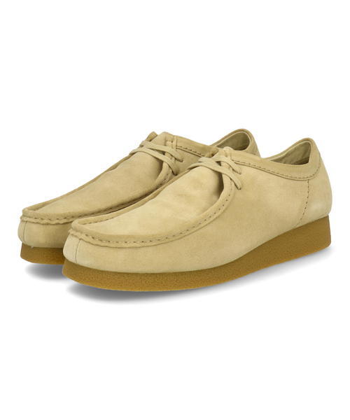 Clarks クラークス WALLABEE EVO WP【防水】レディースシューズ(ワラビーエヴォウォータープルーフ) 26172818 メープルスエード【レディース】