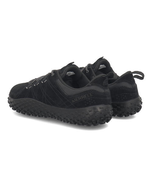 MERRELL メレル WRAPT【本革】レディーススニーカー ベアフット アウトドアシューズ(ラプト) J037754 ブラック/ブラック_1