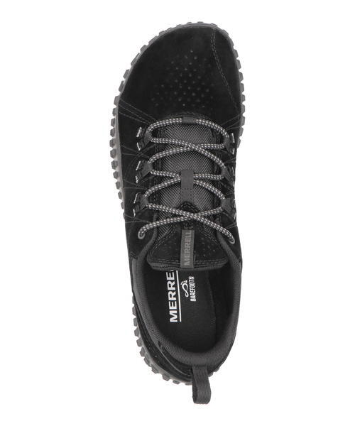 MERRELL メレル WRAPT【本革】レディーススニーカー ベアフット アウトドアシューズ(ラプト) J037754 ブラック/ブラック_4