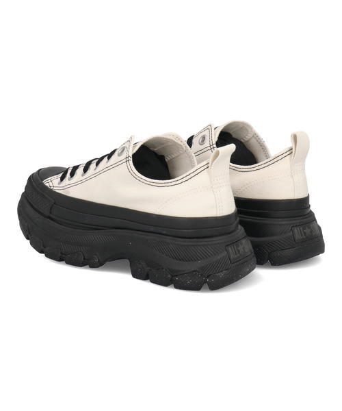 converse コンバース ALL STAR R TREKWAVE OX レディーススニーカー ローカット 厚底(オールスターRトレックウエーブOX) 31309830 ホワイト/ブラック