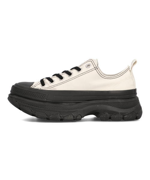 converse コンバース ALL STAR R TREKWAVE OX レディーススニーカー ローカット 厚底(オールスターRトレックウエーブOX) 31309830 ホワイト/ブラック
