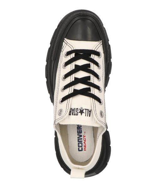 converse コンバース ALL STAR R TREKWAVE OX レディーススニーカー ローカット 厚底(オールスターRトレックウエーブOX) 31309830 ホワイト/ブラック
