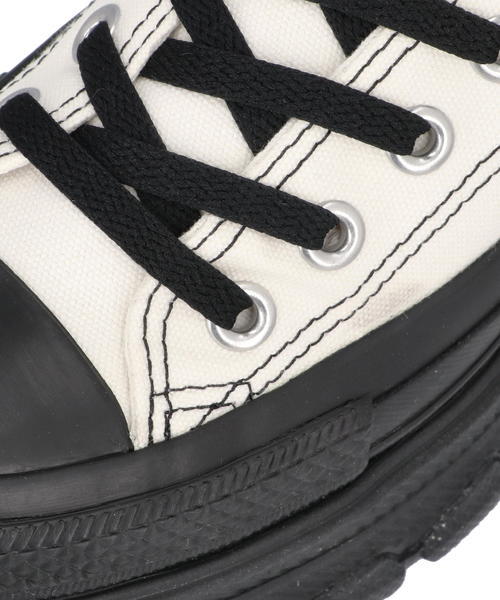converse コンバース ALL STAR R TREKWAVE OX レディーススニーカー ローカット 厚底(オールスターRトレックウエーブOX) 31309830 ホワイト/ブラック