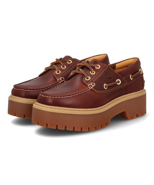 Timberland ティンバーランド STONE STREET BOAT SHOE レディースシューズ(ストーンストリートボートシューズプレミアムプラットフォーム) A2QDM バーガンディの通販は 23,100円