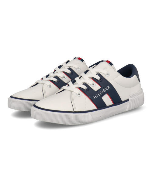 TOMMY HILFIGER トミーヒルフィガー ANDIE 4.0 ローカットスニーカー(アンディ4.0) TH101028 ホワイト/ネイビー/レッドの通販は 8,322円