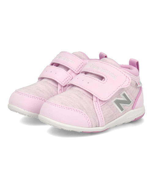 new balance ニューバランス IO123H ベビースニーカー ファーストシューズ ハイカット ワンベルト 710123 B ピンクの通販は