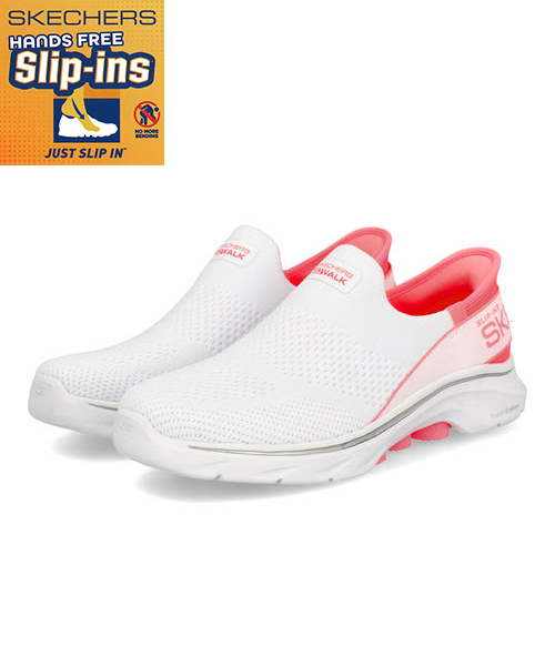 SKECHERS スケッチャーズ SLIP-INS スリップインズ GO WALK 7-MIA【軽量】レディーススニーカー スリッポン(ゴーウォーク7ミア) 125231 WPK ホワイト/ピンクの通販は