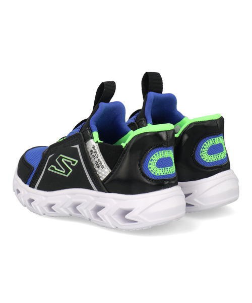 SKECHERS スケッチャーズ SLIP-INS スリップインズ S LIGHTS HYPNO FLASH 2.0 BRISK-BRIGHTS ベビーシューズ(ヒプノフラッシュ) 403830N ブラック/ブルー/ライムの通販は