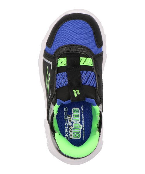 SKECHERS スケッチャーズ SLIP-INS スリップインズ S LIGHTS HYPNO FLASH 2.0 BRISK-BRIGHTS ベビーシューズ(ヒプノフラッシュ) 403830N ブラック/ブルー/ライムの通販は