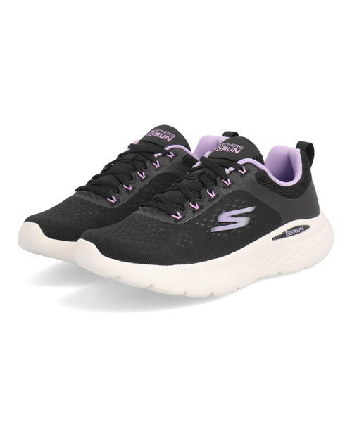 SKECHERS スケッチャーズ GO RUN LITE【軽量】レディーススニーカー(ゴーランライト) 129423 BKPR ブラック/パープルの通販は 11,550円