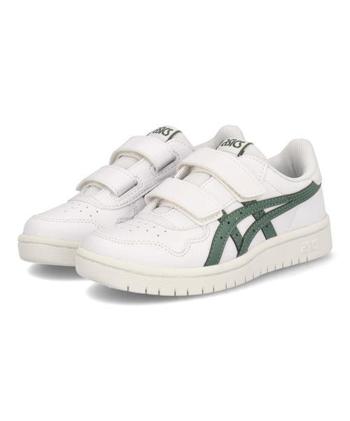 ASICS アシックス JAPAN S PS キッズスニーカー ストラップ(ジャパンエスPS) 1204A008 126 ホワイト/アイビーの通販は
