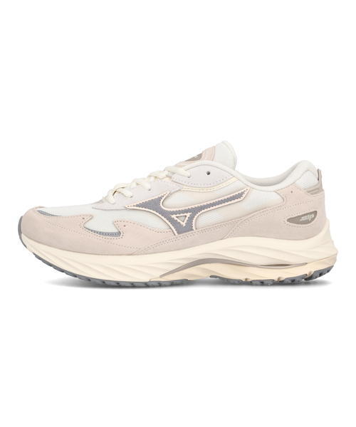 mizuno ミズノ WAVE RIDER β メンズスニーカー(ウエーブライダーベータ) D1GA3309 09 オフホワイト/グレー