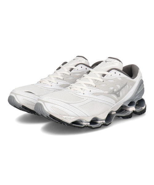 mizuno ミズノ WAVE PROPHECY LS メンズスニーカー(ウエーブプロフェシーエルエス) D1GA3337 02 ホワイト/シルバーの通販は