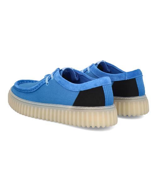 Clarks クラークス TORHILL LO メンズシューズ 厚底(トーヒルロー) 26176993 ブルーコンビ_1