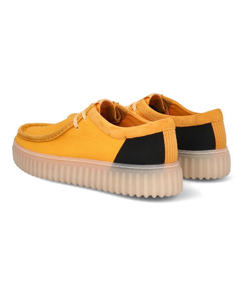 Clarks クラークス TORHILL LO メンズシューズ 厚底(トーヒルロー) 26176994 イエローコンビ_1